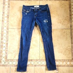 Hollister Dark Blue Women's Skinny Jeans
